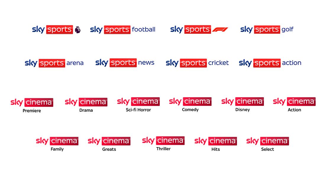 Sky Sport and Sky Cinema logos