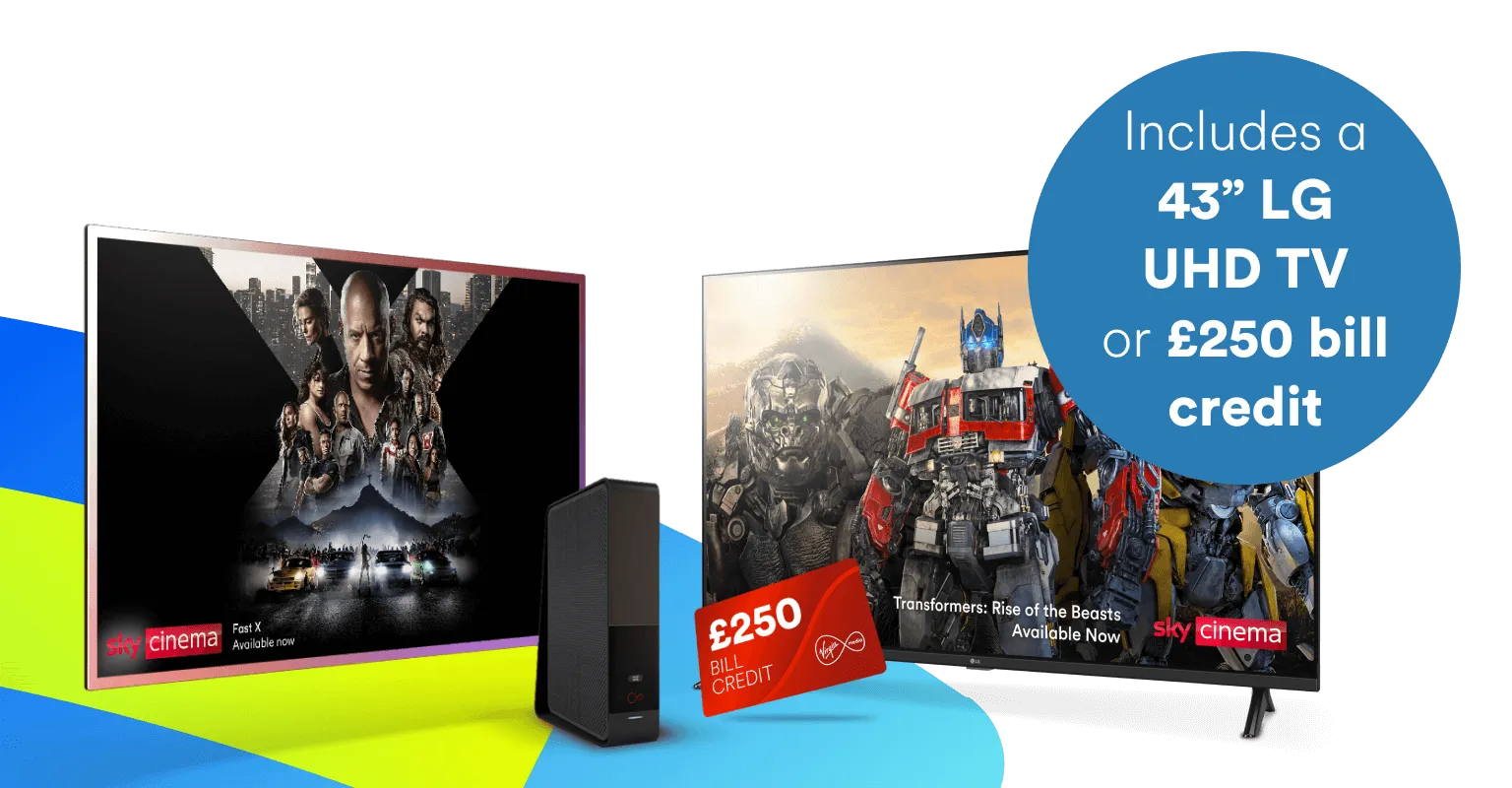 Broadband, TV & Phone Deals | £0 Setup | February 2024 - Virgin Media