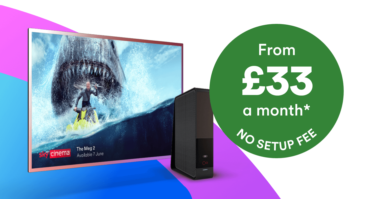 TV package deals £0 Setup June 2024 Virgin Media